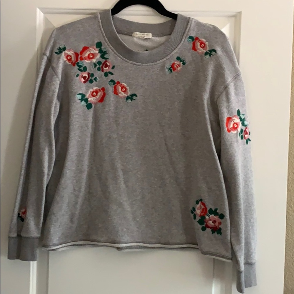 Madewell Embroidered Sweatshirt